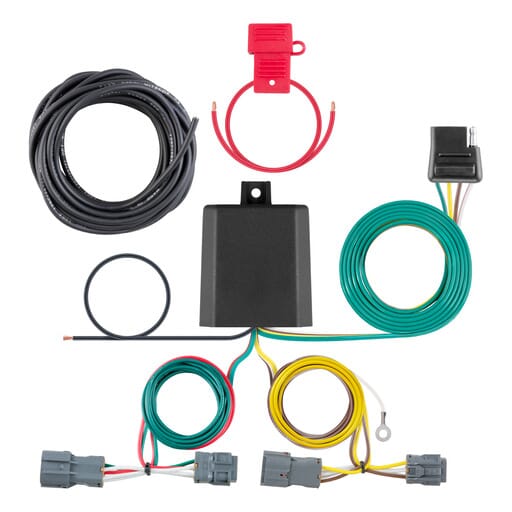 Curt Custom Wiring Harness, 4-Way Flat Output, Select Hyundai Entourage, Kia Sedona - 56347