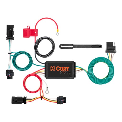 Curt Custom Wiring Harness, 4-Way Flat Output, Select Chevrolet Cruze - 56354