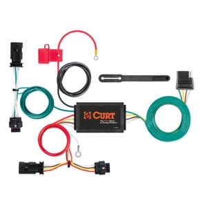 Curt Custom Wiring Harness, 4-Way Flat Output, Select Chevrolet Cruze - 56354
