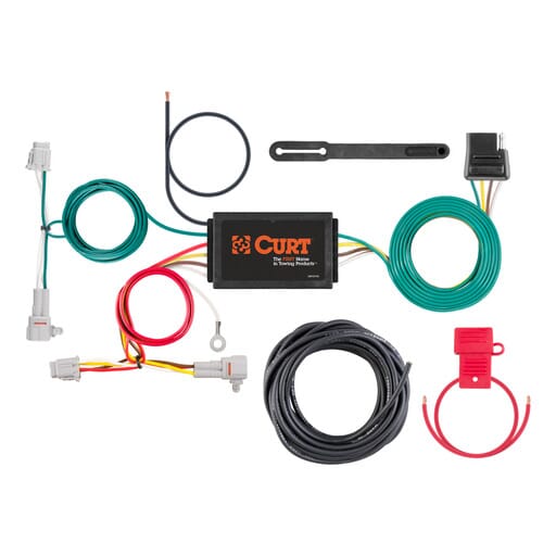 Curt Custom Wiring Harness, 4-Way Flat Output, Select Subaru Impreza - 56367