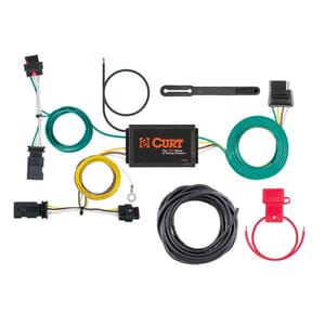 Curt Custom Wiring Harness, 4-Way Flat Output, Select Jeep Compass - 56369