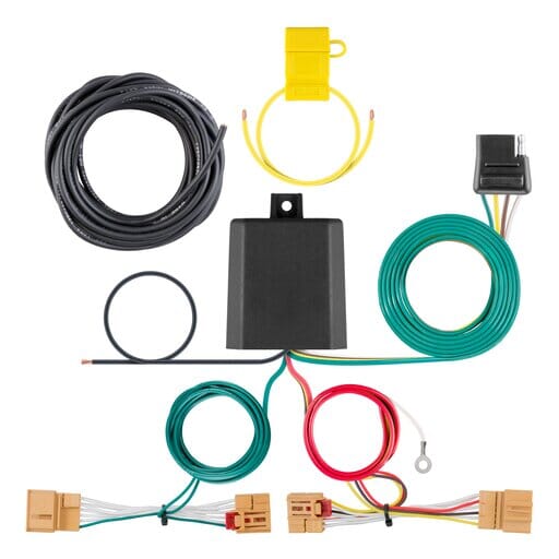 Curt Custom Wiring Harness, 4-Way Flat Output, Select Volkswagen Atlas - 56383