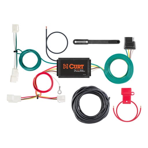 Curt Custom Wiring Harness, 4-Way Flat Output, Select Toyota Yaris - 56385