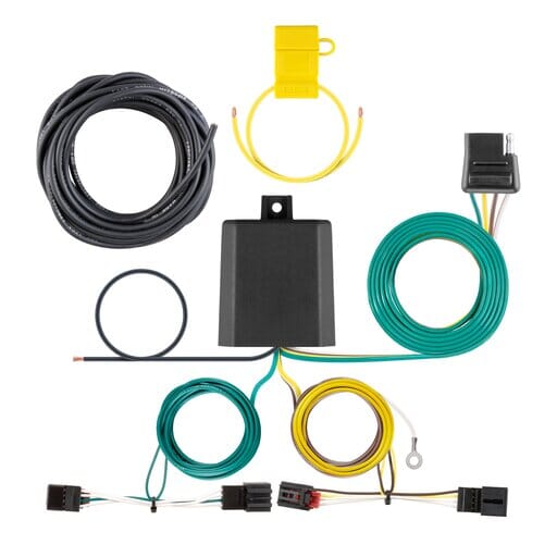 Curt Custom Wiring Harness, 4-Way Flat Output, Select Volkswagen Golf Alltrack - 56391