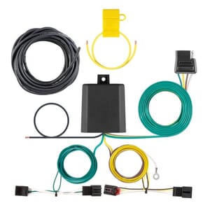 Curt Custom Wiring Harness, 4-Way Flat Output, Select Volkswagen Golf Alltrack - 56391