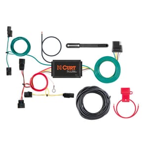 Curt Custom Wiring Harness, 4-Way Flat Output, Select Honda Fit - 56395