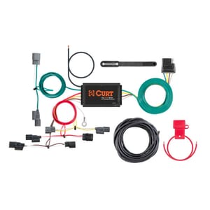 Curt Custom Wiring Harness, 4-Way Flat Output, Select Honda Civic - 56396