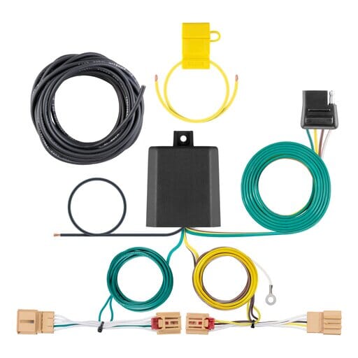 Curt Custom Wiring Harness, 4-Way Flat Output, Select Volkswagen Tiguan - 56403