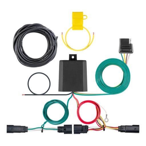 Curt Custom Wiring Harness, 4-Way Flat Output, Select Jeep Cherokee - 56406