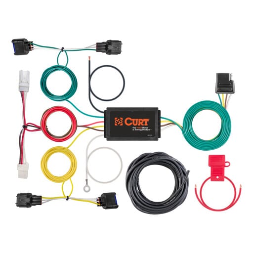 Curt Custom Wiring Harness, 4-Way Flat Output, Select Hyundai Kona - 56409