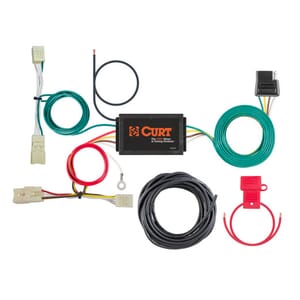 Curt Custom Wiring Harness, 4-Way Flat Output, Select Kia Forte, Koup - 56410