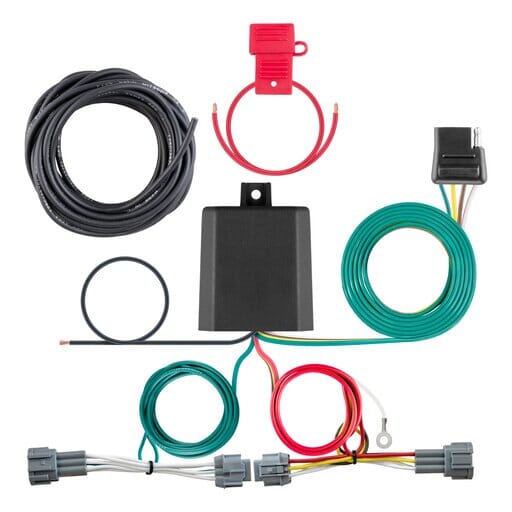 Curt Custom Wiring Harness, 4-Way Flat Output, Select Nissan Kicks - 56418