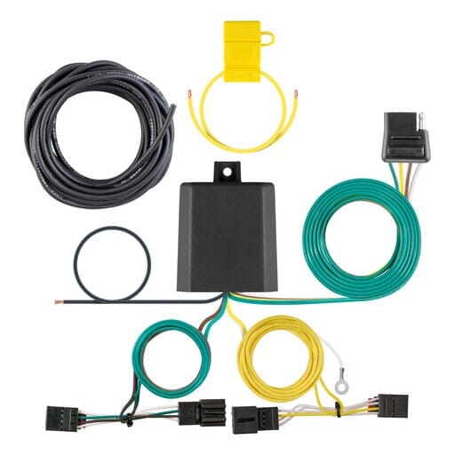 Curt Custom Wiring Harness, 4-Way Flat Output, Select Volkswagen Tiguan - 56422