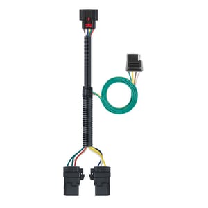 Curt Custom Wiring Harness, 4-Way Flat Output, Select Chevy Equinox, GMC Terrain - 56429