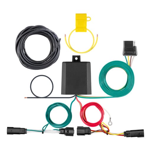 Curt Custom Wiring Harness, 4-Way Flat Output, Select Ford Edge Titanium - 56437