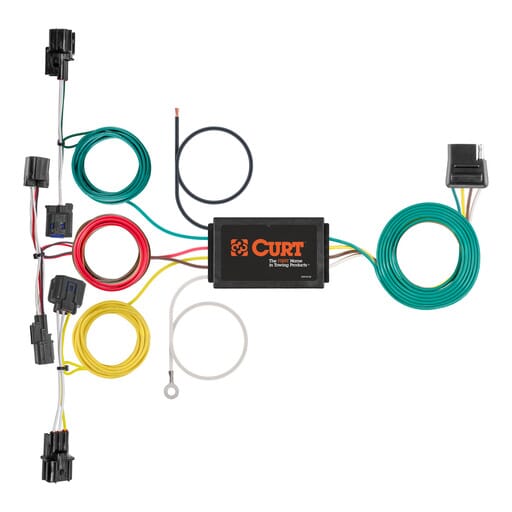 Curt Custom Wiring Harness, 4-Way Flat Output, Select Kia Forte - 56457
