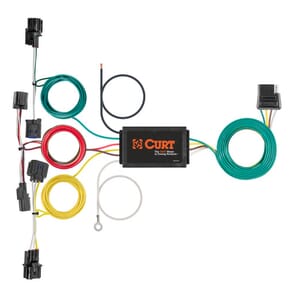 Curt Custom Wiring Harness, 4-Way Flat Output, Select Kia Forte - 56457