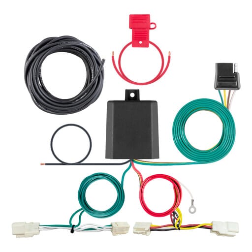 Curt Custom Wiring Harness, 4-Way Flat Output, Select Mitsubishi Outlander - 56467