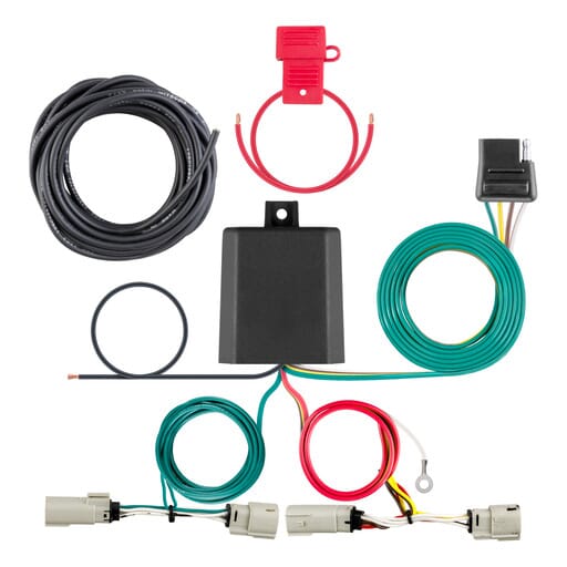 Curt Custom Wiring Harness, 4-Way Flat Output, Select Ford Bronco - 56471