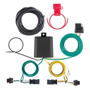 Curt Custom Wiring Harness, 4-Way Flat Output, Select Jeep Compass - 56472