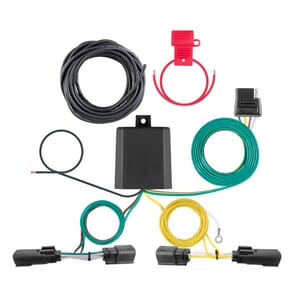 Curt Custom Wiring Harness, 4-Way Flat Output, Select Jeep Grand Cherokee, L - 56473