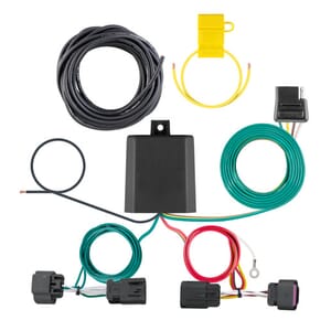 Curt Custom Wiring Harness, 4-Way Flat Output, Select Ram ProMaster 1500, 2500, 3500 - 56478