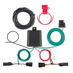 Curt Custom Wiring Harness, 4-Way Flat Output, Select Ford F-150 with LED Taillights - 56481