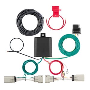 Curt Custom Wiring Harness, 4-Way Flat Output, Select Ford F-150 with LED Taillights - 56486