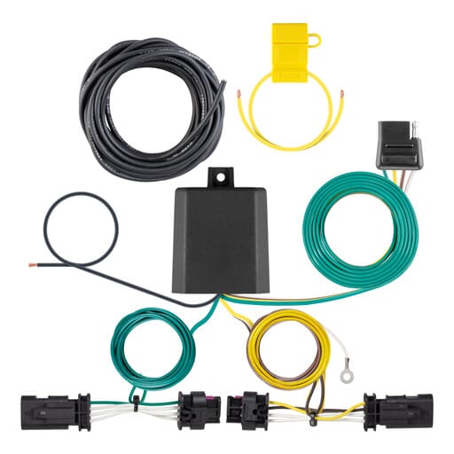 Curt Custom Wiring Harness, 4-Way Flat Output, Select Dodge Hornet - 56498