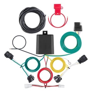 Curt Custom Wiring Harness, 4-Way Flat Output, Select Kia Niro - 56505