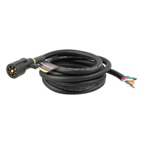 Curt Replacement 7-Way RV Blade with 10' Wires (Trailer Side) - 56603