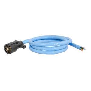 Curt Cold-Weather Replacement 7-Way RV Blade with 8' Wires (Trailer Side) - 56612