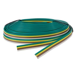Curt Bonded 4-Way Trailer Wiring (16 Wire Gauge, 25' Spool) - 57001
