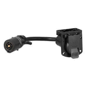 Curt 7-Way RV Blade LED Electrical Adapter (Not a Wiring Extension) - 57003