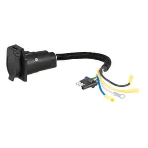 Curt Electrical Adapter (4-Way Flat Vehicle to 7-Way RV Blade Trailer) - 57184