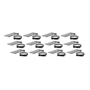 Curt Connector Bracket Mounts for 7-Way Brackets (12-Pack) - 57201
