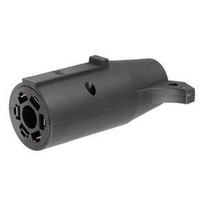 Curt Adapter (7-Way RV Blade to 6-Way Round Trailer, Center Pin Auxiliary) - 57260