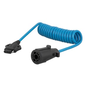 Curt 5' Electrical Adapter Harness (7-Way RV Blade Vehicle to 4-Way Flat Trailer) - 57271