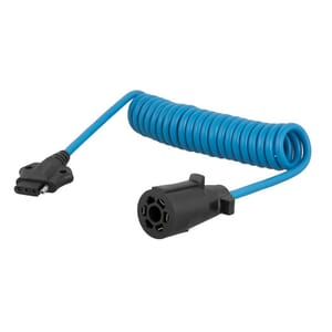 Curt 8' Electrical Adapter Harness (7-Way RV Blade Vehicle to 4-Way Flat Trailer) - 57280
