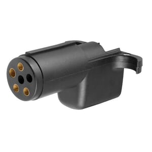 Curt Electrical Adapter (6-Way Round Vehicle to 4-Way Flat Trailer) - 57620