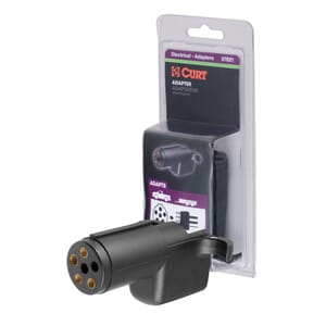 Curt Electrical Adapter (6-Way Round Vehicle to 4-Way Flat Trailer) - 57621