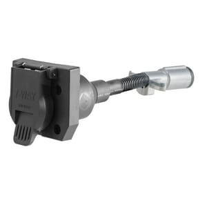 Curt Electrical Adapter (6-Way Round Vehicle to 7-Way RV Blade Trailer) - 57667