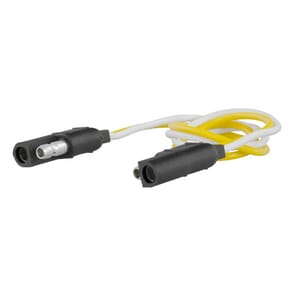 Curt 2-Way Flat Connector Plug & Socket with 12" Wires - 58020