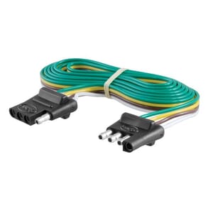 Curt 4-Way Flat Connector Plug & Socket with 72" Wires - 58050