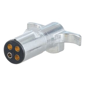 Curt 4-Way Round Connector Plug (Trailer Side) - 58060