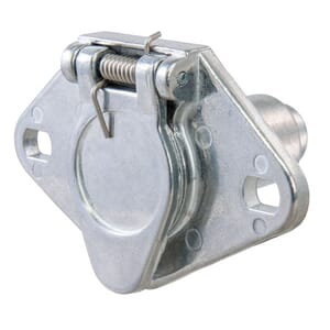 Curt 4-Way Round Connector Socket (Vehicle Side) - 58070