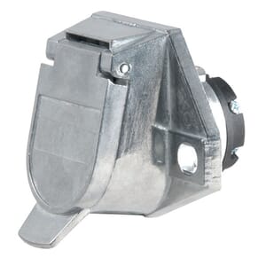 Curt 7-Way Round Connector Socket (Vehicle Side) - 58170