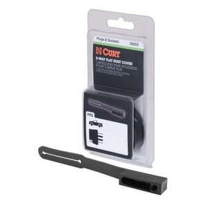 Curt 5-Way Flat Connector Dust Cover (Vehicle Side, Packaged) - 58203