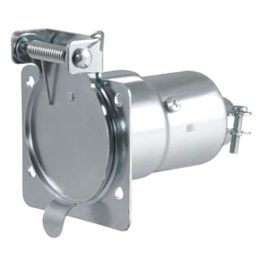 Curt 7-Way RV Blade Connector Socket (Vehicle Side, Diecast Metal) - 58220