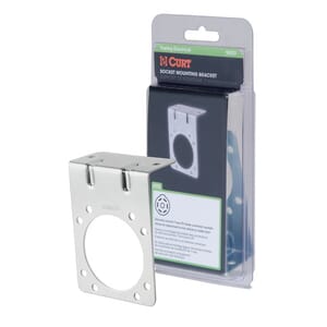 Curt Connector Mounting Bracket for 7-Way RV Blade (Zinc, Packaged) - 58231